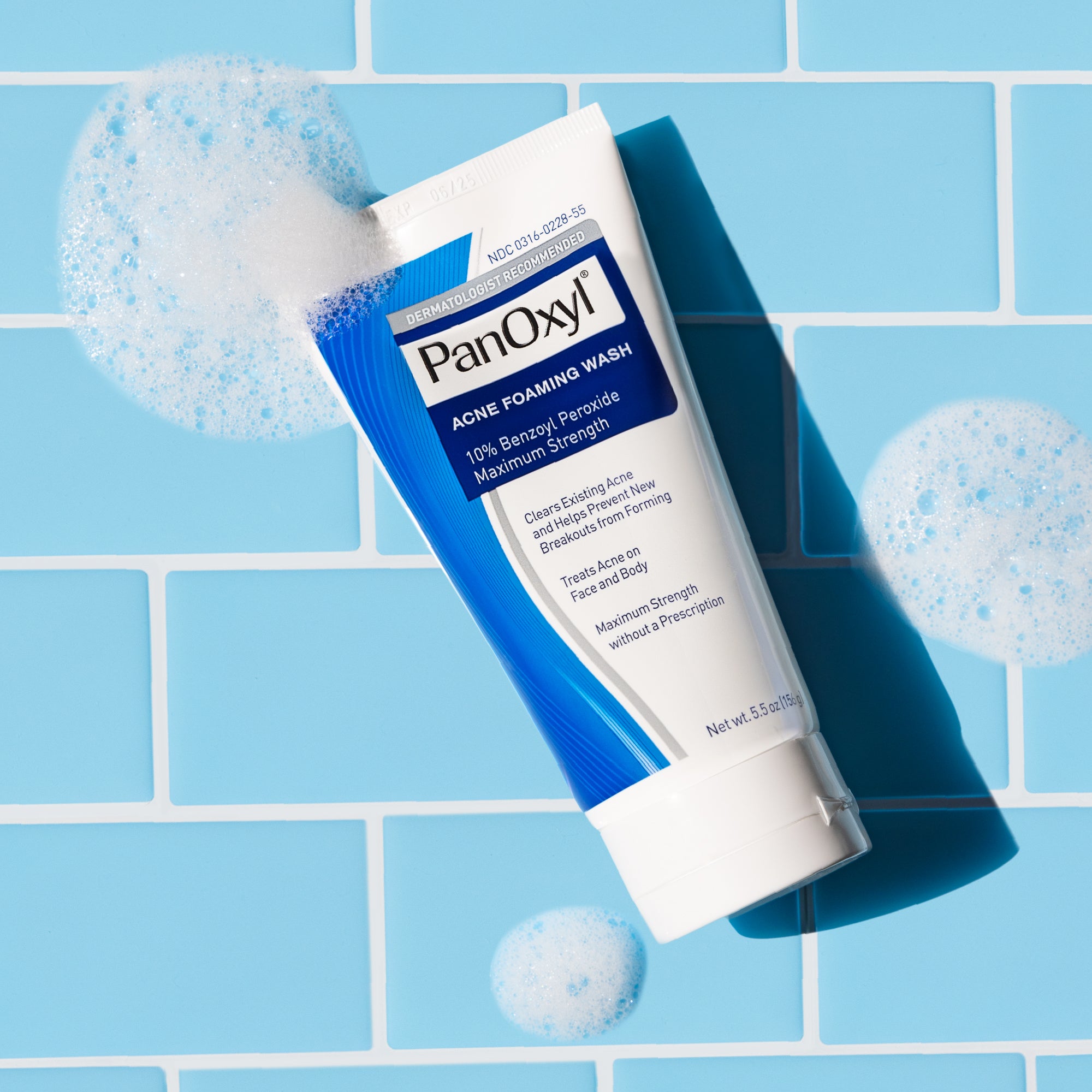 PanOxyl - Acne Foaming Wash Benzoyl Peroxide 10% Maximum Strength