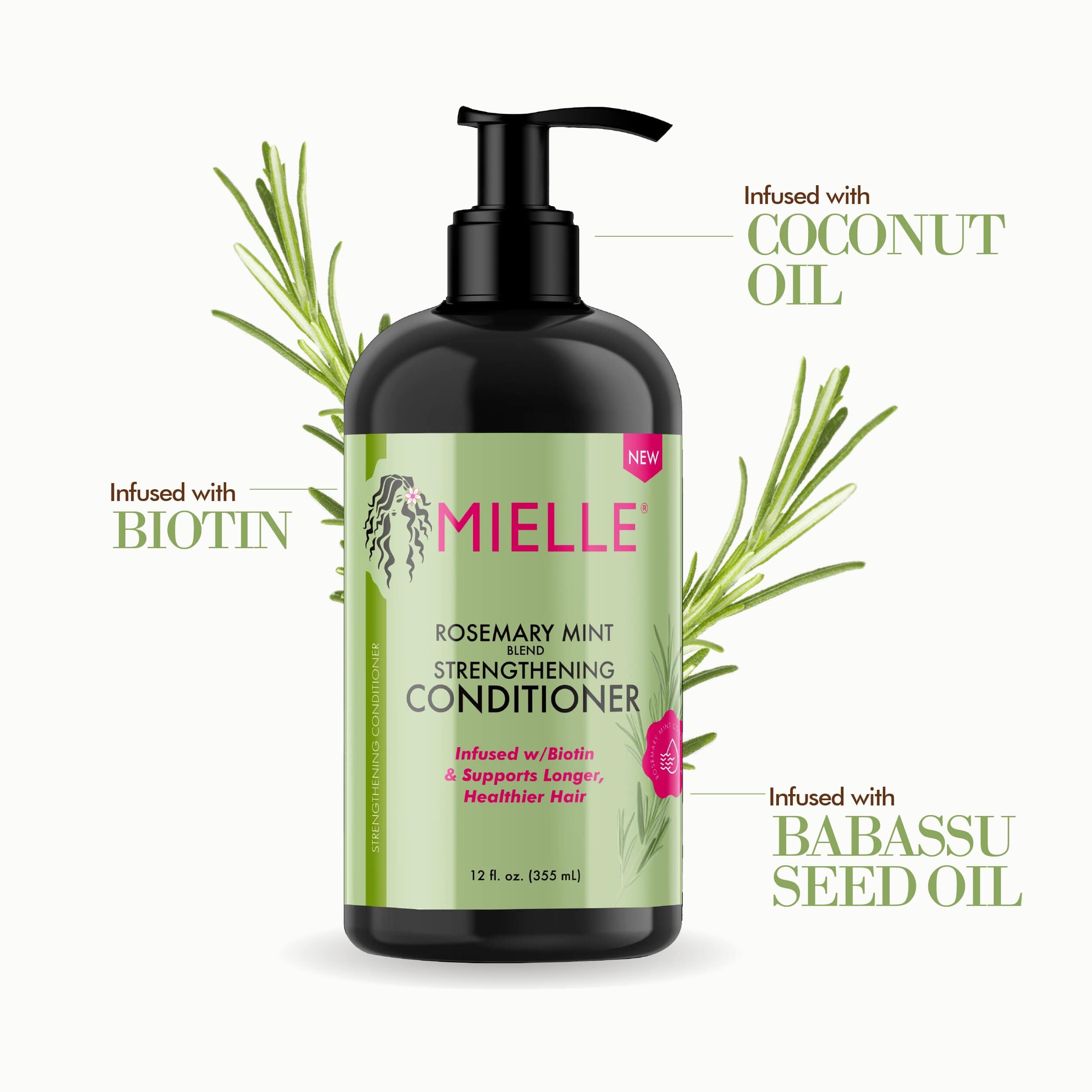 MIELLE - Rosemary Mint Strengthening Conditioner