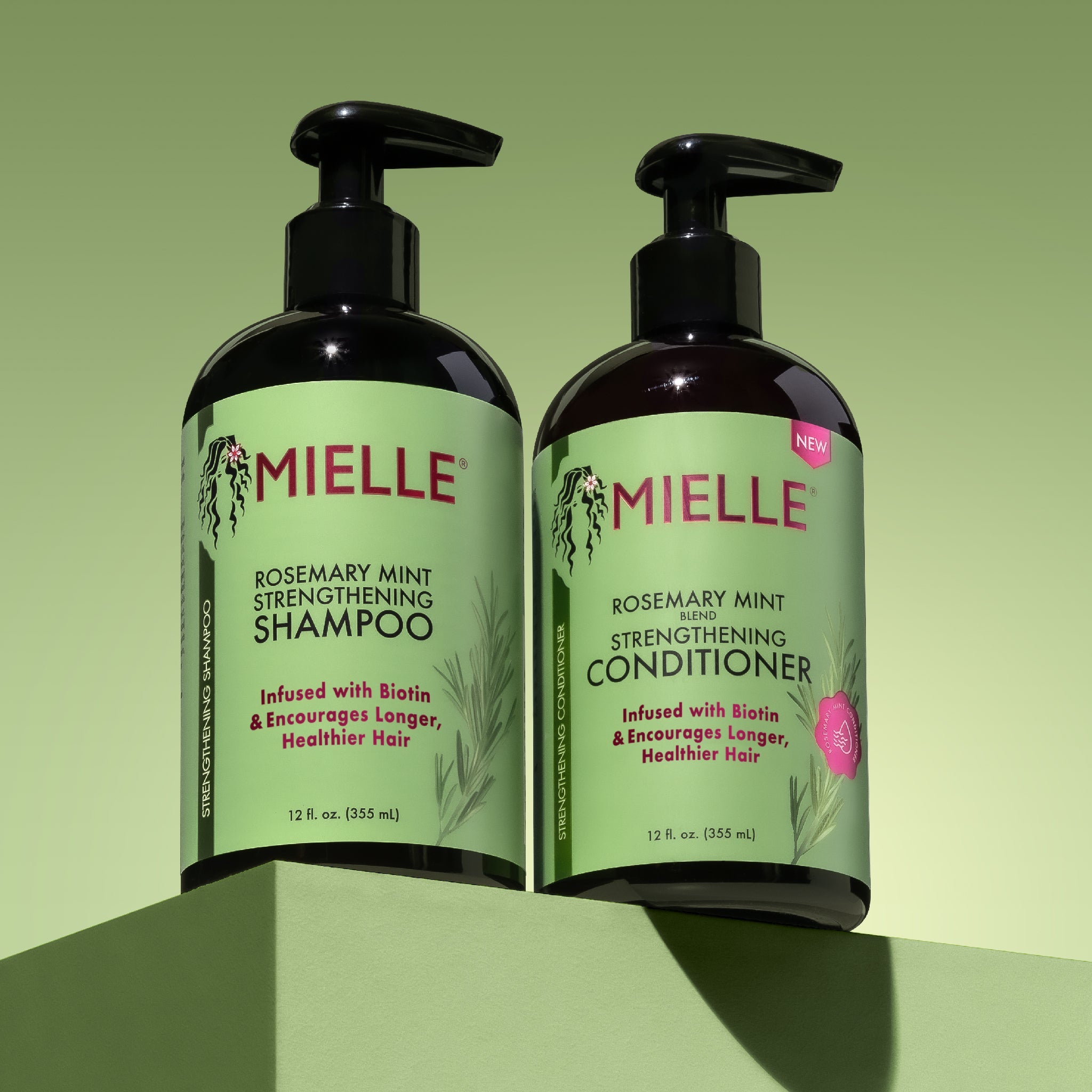 MIELLE - Rosemary Mint Strengthening Shampoo