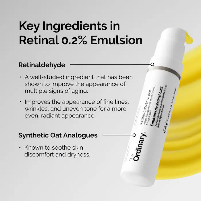 The Ordinary - Retinal 0.2% Emulsion High-Strength Retinoid Nighttime Treatment