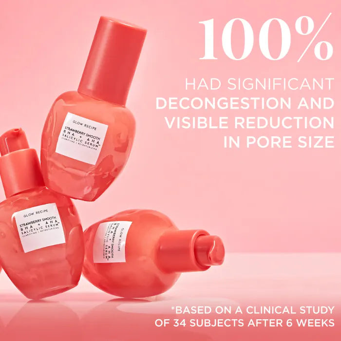 Glow Recipe -
Strawberry Smooth BHA + AHA Salicylic Acid Serum