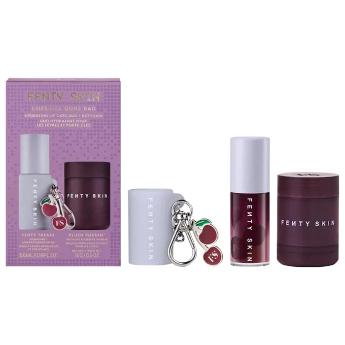 Fenty Beauty by Rihanna - Cherriez Gone Bad Hydrating Lip Care Duo + Keychain