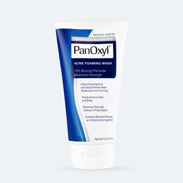 PanOxyl - Acne Foaming Wash Benzoyl Peroxide 10% Maximum Strength