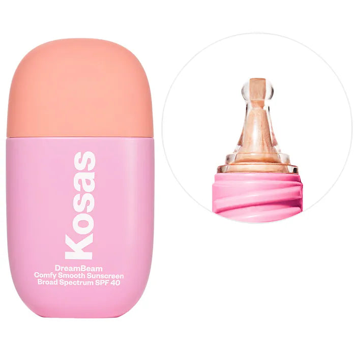 KOSAS - DreamBeam Silicone-Free Mineral Sunscreen SPF 40 with Ceramides and Peptides