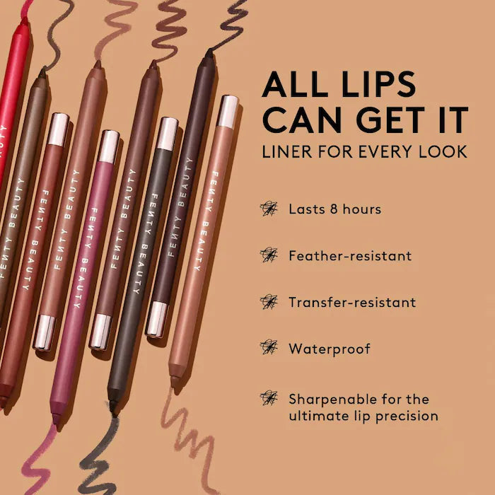 FENTY BEAUTY - Trace'd Out Longwear Waterproof Pencil Lip Liner