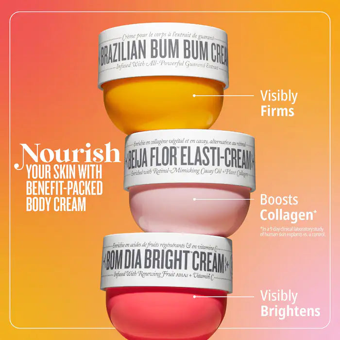 SOL DE JANEIRO - Mini Bom Dia Bright™ Visibly Brightening and Smoothing Body Cream with Vitamin C