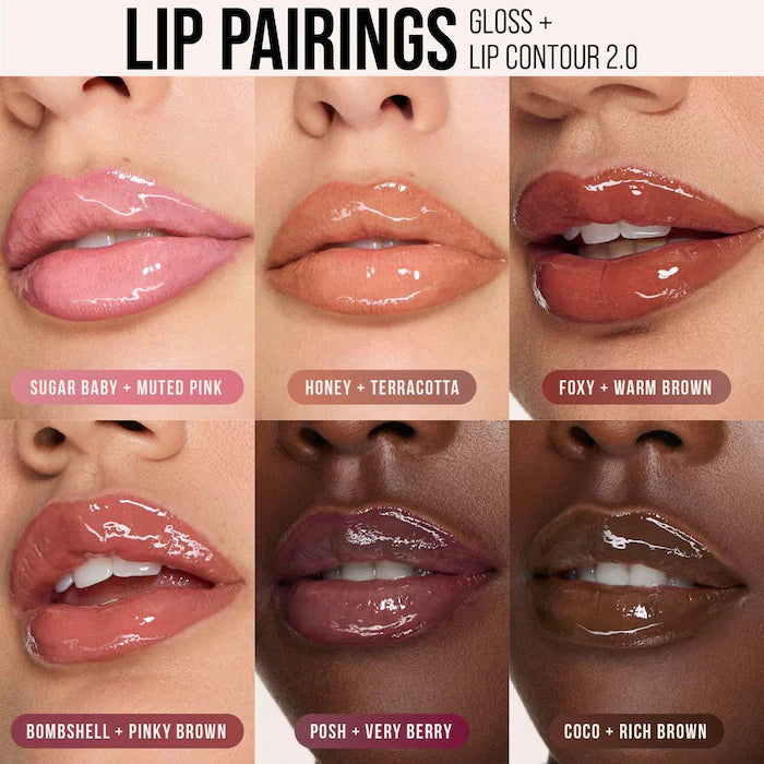 HUDA BEAUTY - Faux Filler Shiny Non-Sticky Lip Gloss