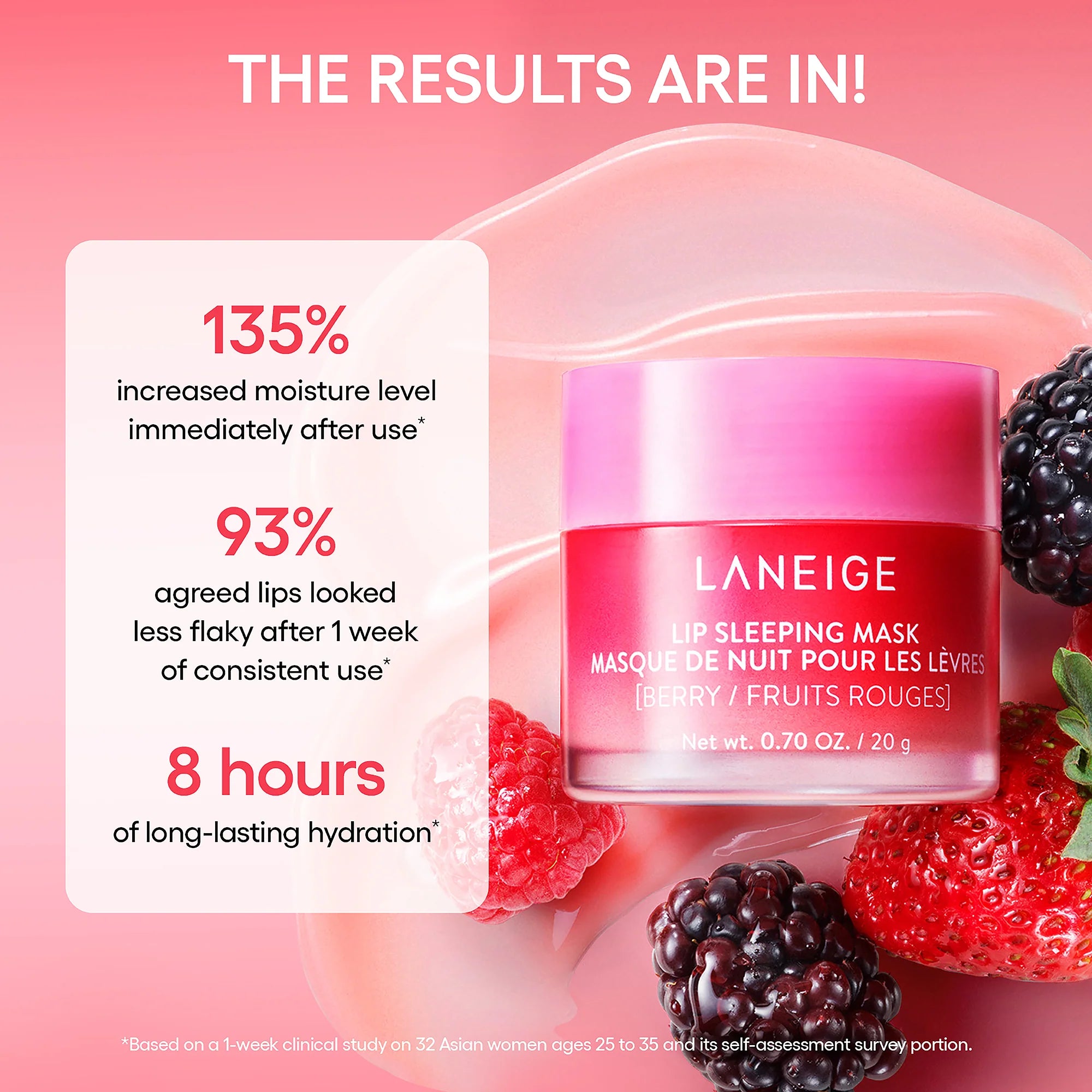 LA NEIGE - Lip Sleeping Mask Nourish & Hydrate with Vitamin C