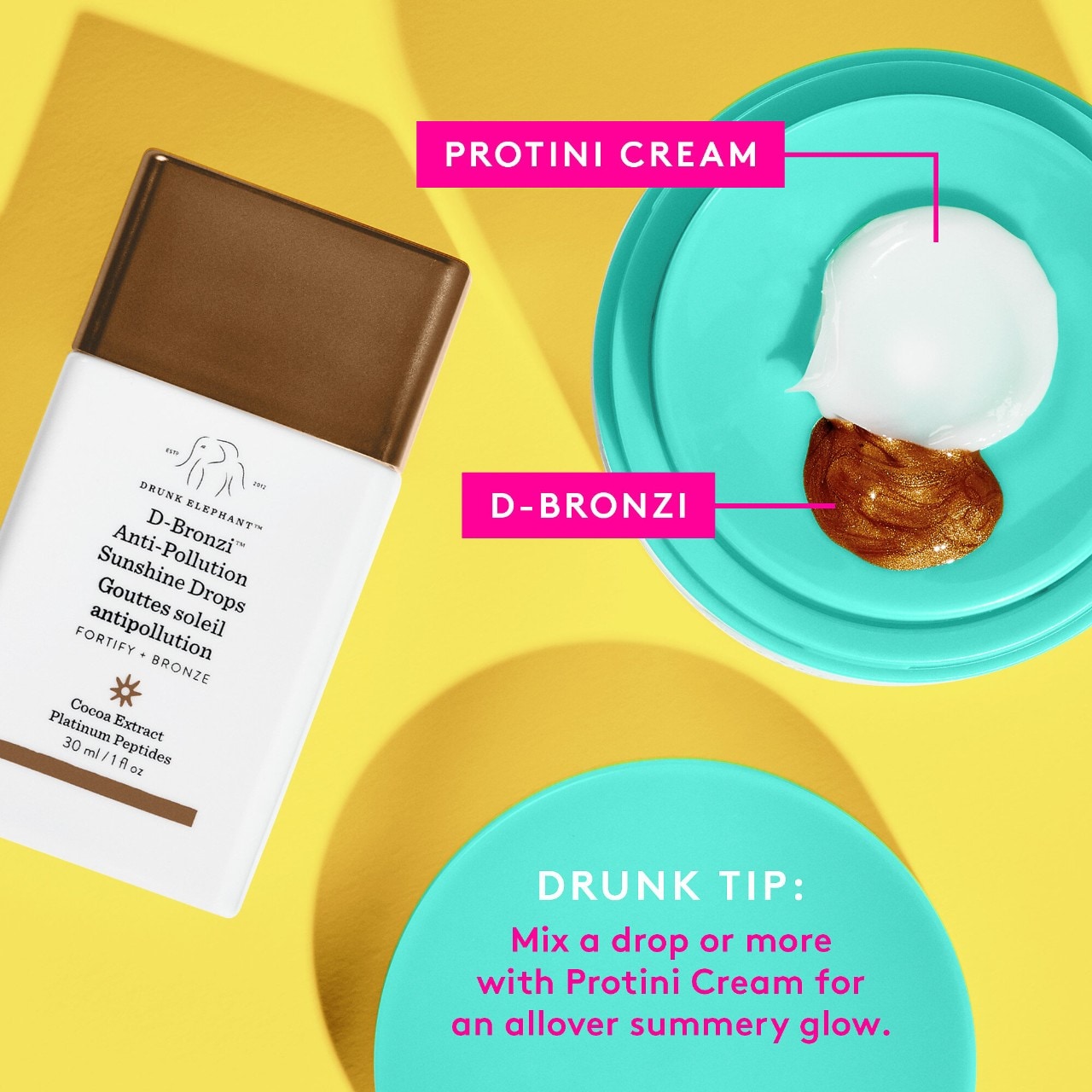 DRUNK ELEPHANT - D-Bronzi™ Anti-Pollution Bronzing Drops with Peptides