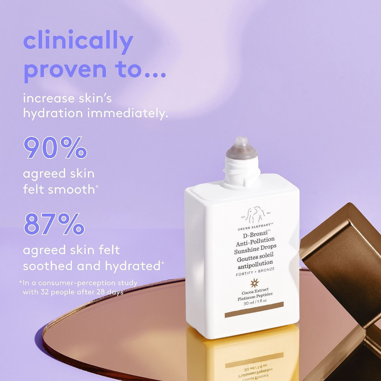 DRUNK ELEPHANT - D-Bronzi™ Anti-Pollution Bronzing Drops with Peptides