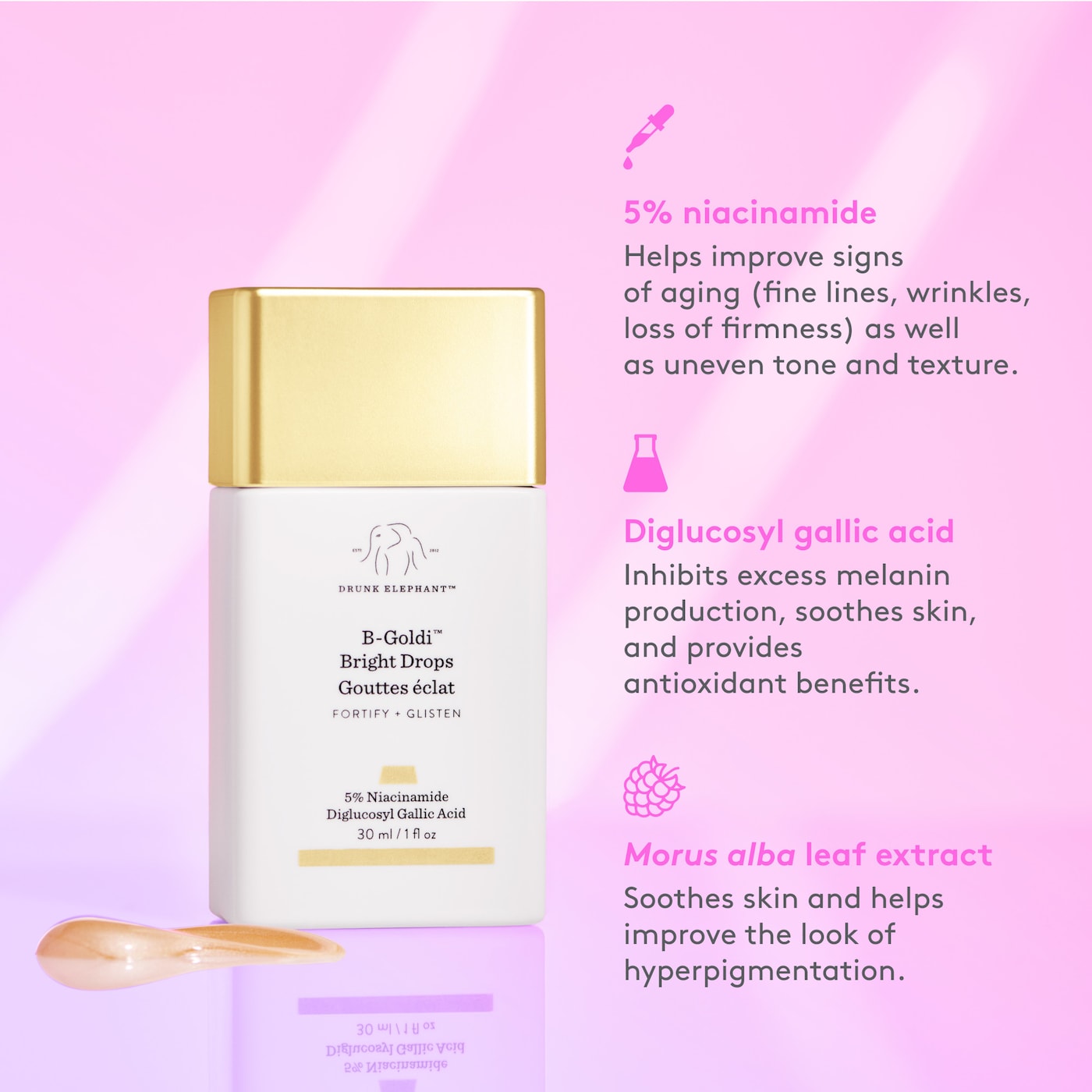 DRUNK ELEPHANT - B-Goldi™ Bright Illuminating Drops with 5% Niacinamide