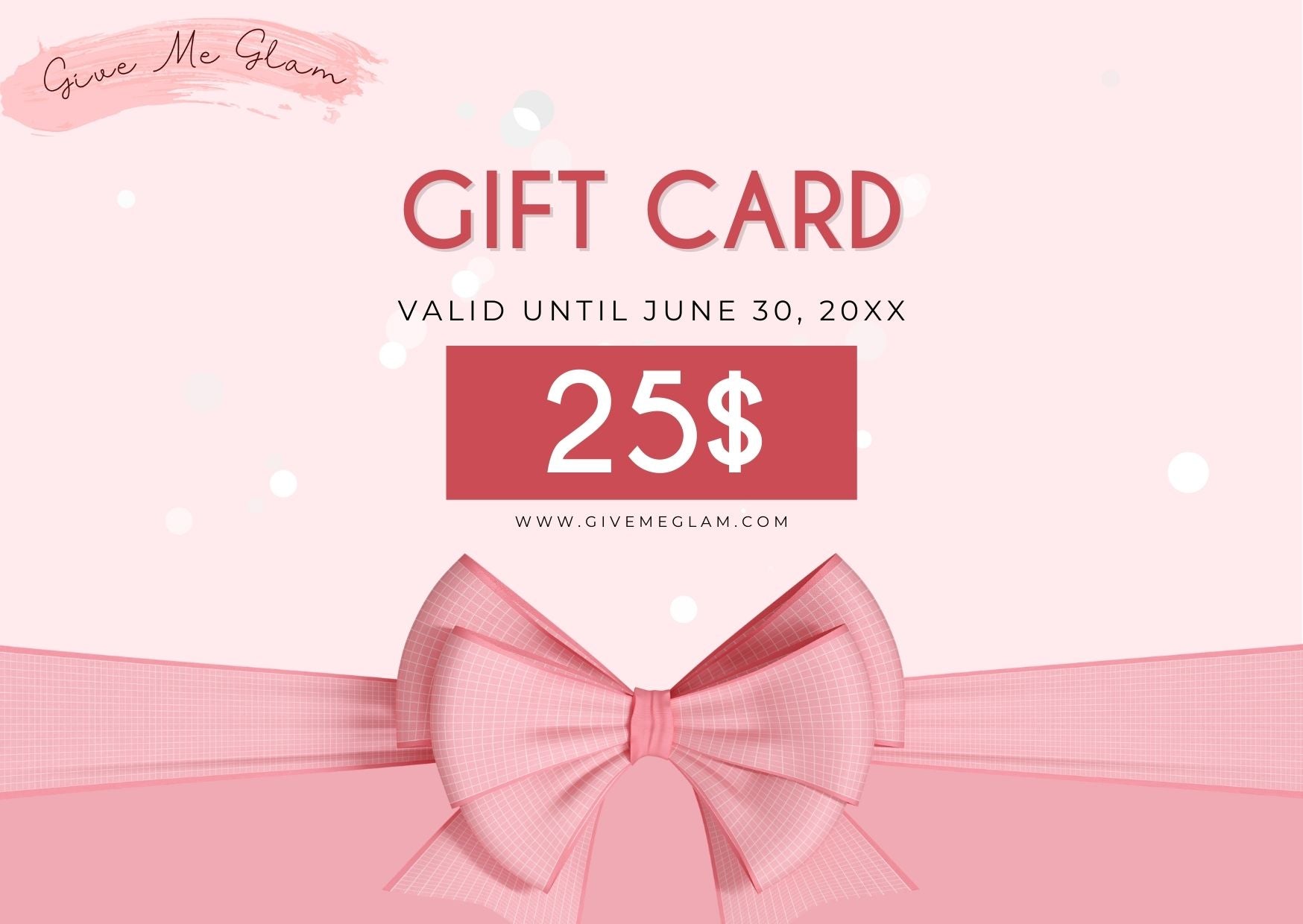 Give Me Glam Gift Card