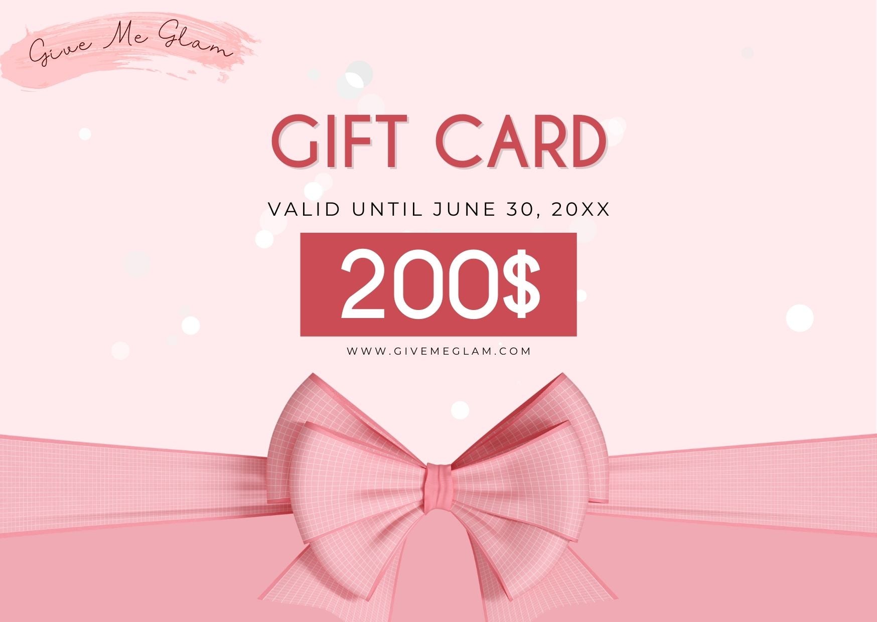 Give Me Glam Gift Card