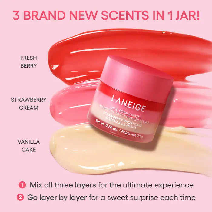 LANEIGE-Berry Sweet Lip Treatment Minis Trio Set