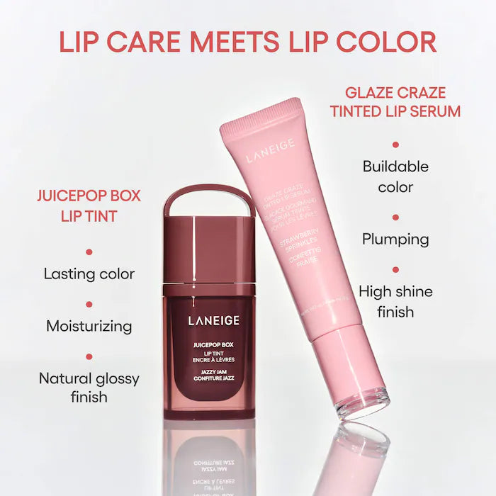 LANEIGE-JuicePop Box Lip Oil Stain 12HR Hydrating Tint