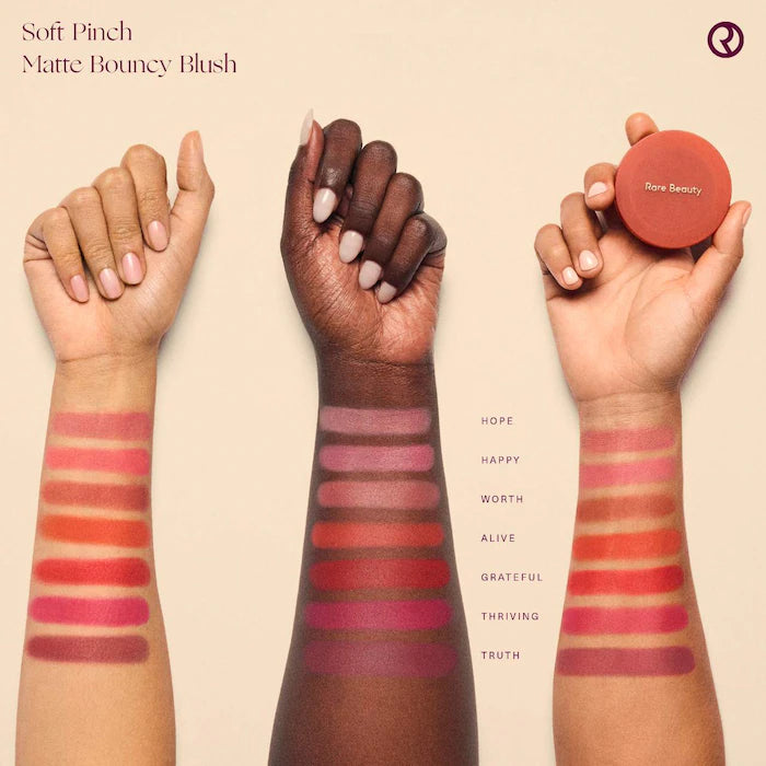 Rare Beauty by Selena Gomez 
Soft Pinch Matte Bouncy Blush