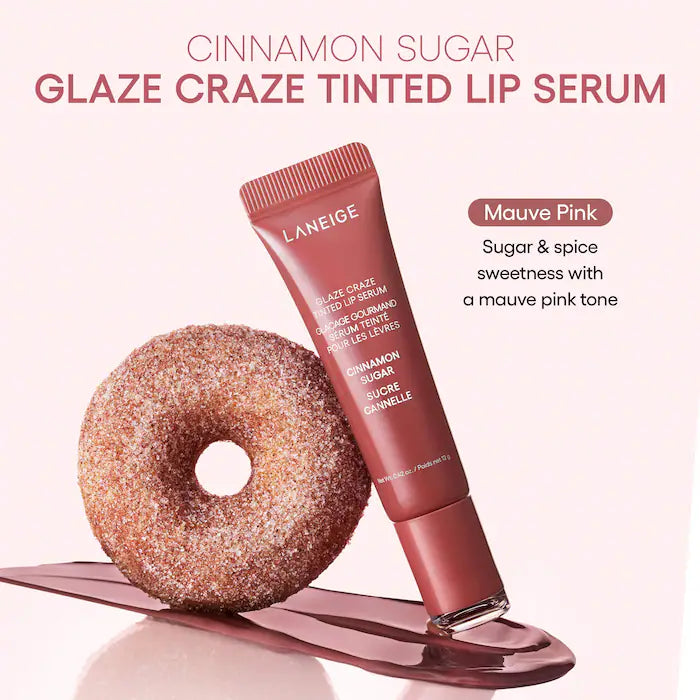 LA NEIGE - Glaze Craze Donut Delight Hydrating Tinted Lip Serum Duo