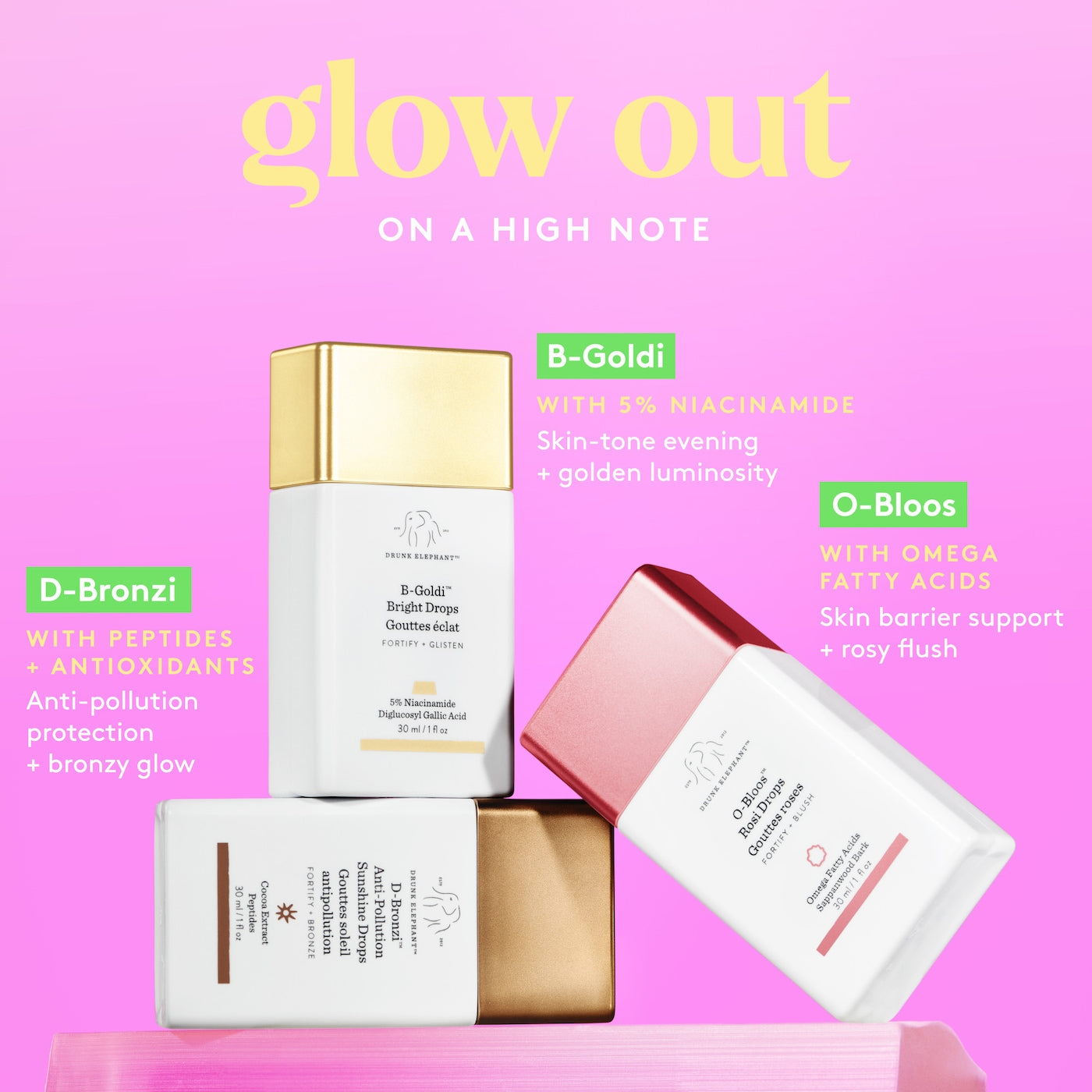 DRUNK ELEPHANT - B-Goldi™ Bright Illuminating Drops with 5% Niacinamide